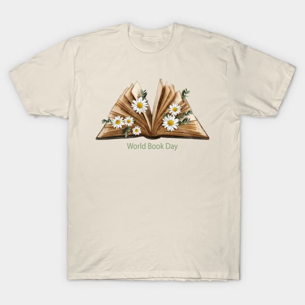 World Book Day Flower T-Shirt by Mako Design 